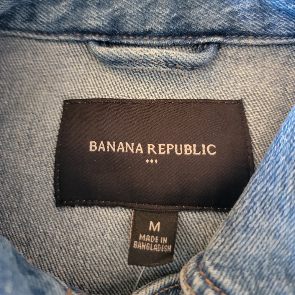Banana Republic Blue Jean Jacket - Picture 5 of 10